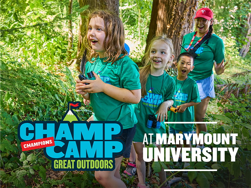 Champ Camp Great Outdoors at Marymount University