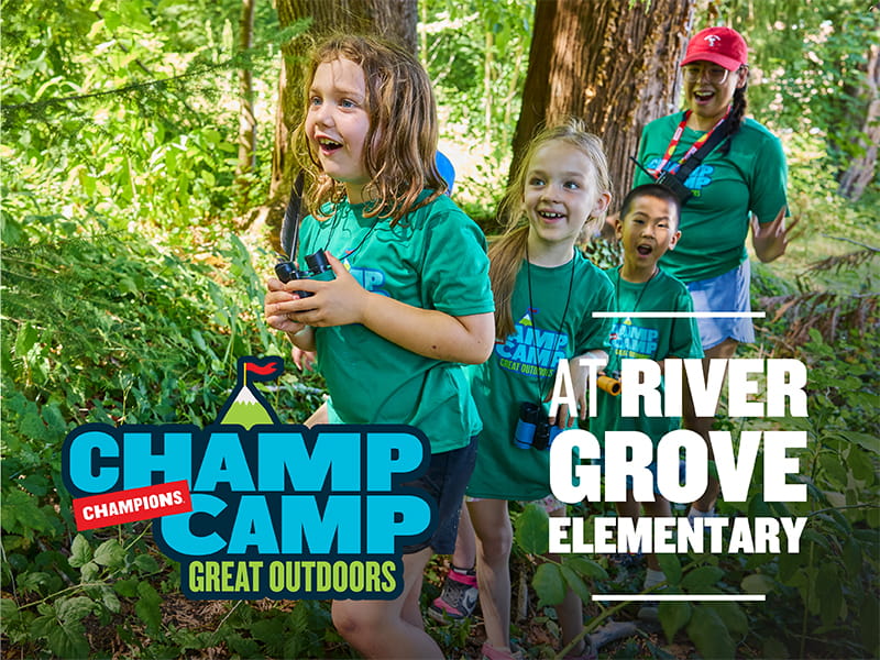 Champ Camp Great Outdoors at River Grove Elementary