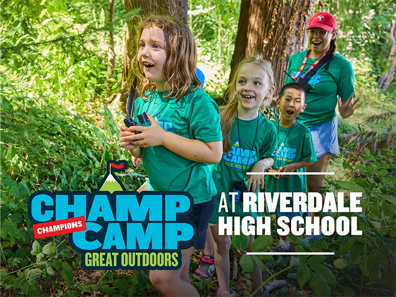 Champ Camp Great Outdoors at Riverdale High School