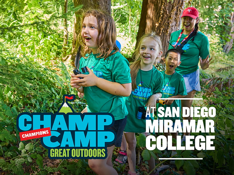 Champ Camp Great Outdoors at San Diego Miramar College