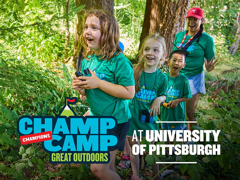 Champ Camp Great Outdoors at University of Pittsburgh