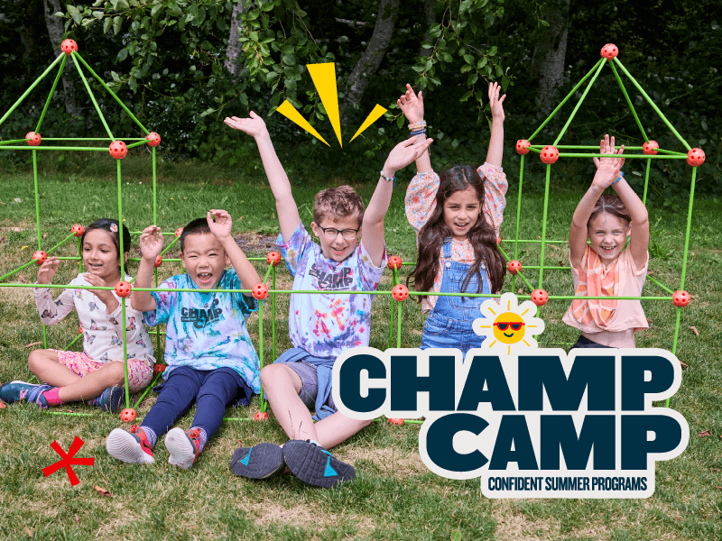 Kids playing at Champ Camp