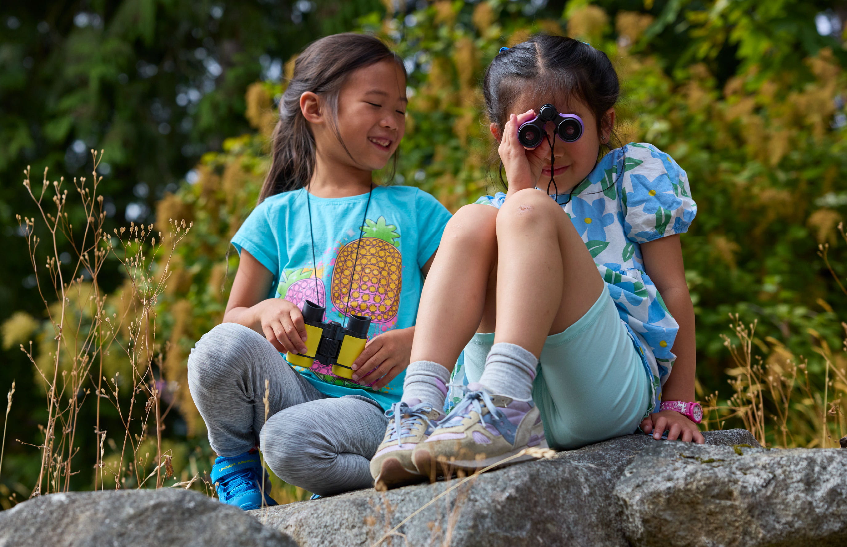 Kids playing at champ camp collabs